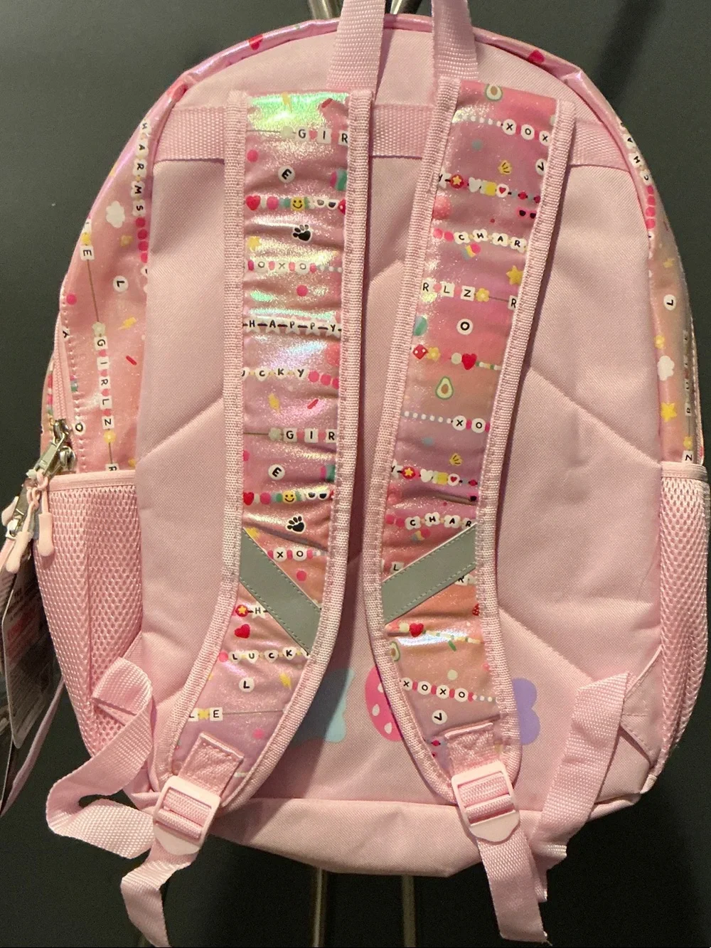 Pink Kids Clear-Front Backpack with Matching Accessory Set with insulated bag